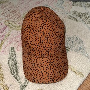 Cheetah baseball hat